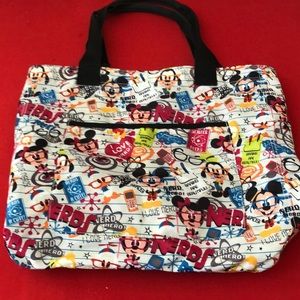 🟡 DISNEY NERDS ROCK TOTE EUC